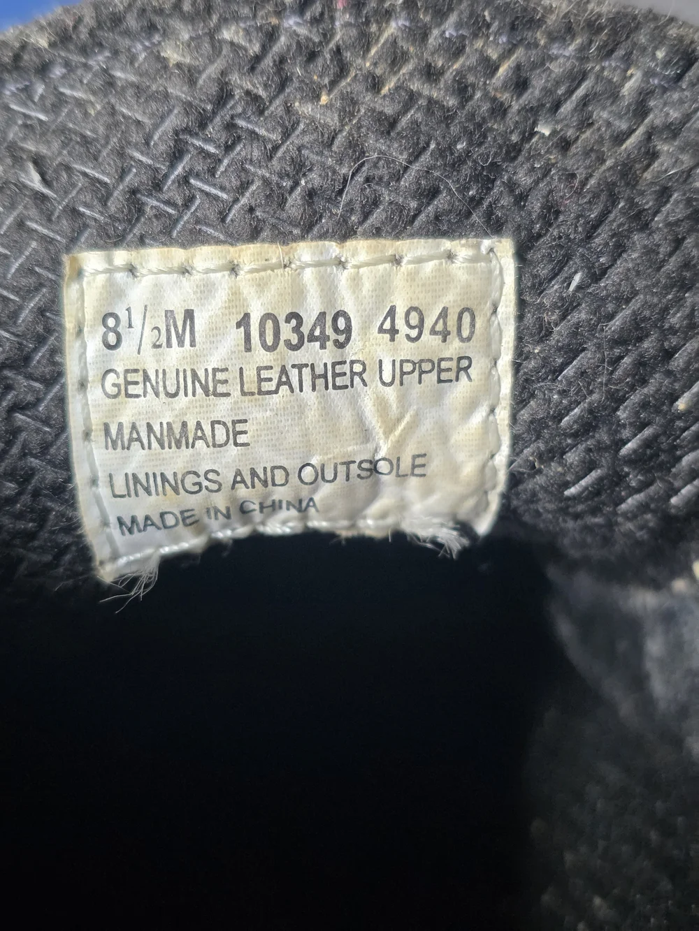 Timberland details size